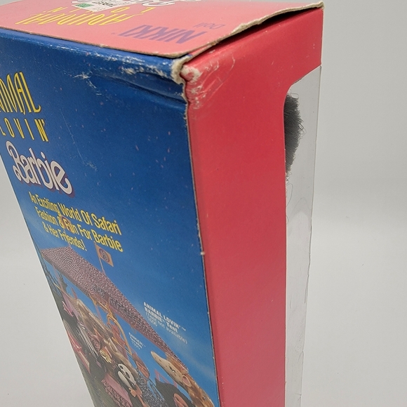 Vintage 1989 Barbie Animal Lovin Nikki Doll & Lion Cub No. 1352 NRFB. - Picture 8 of 10